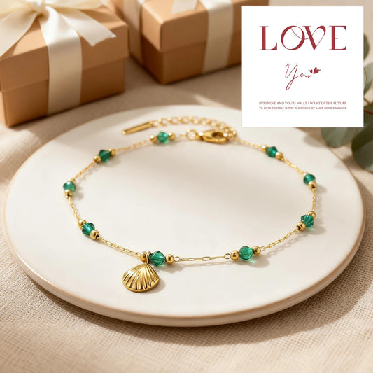 ✨ Shell Anklet – Summer Beach Vibes