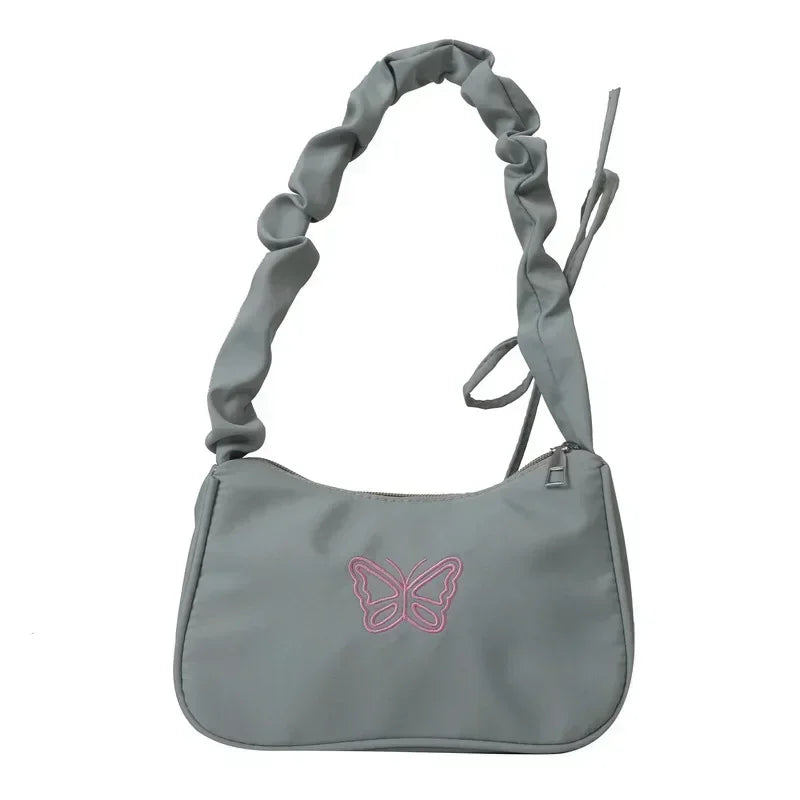 Y2K Shoulder Bag με Πεταλούδα