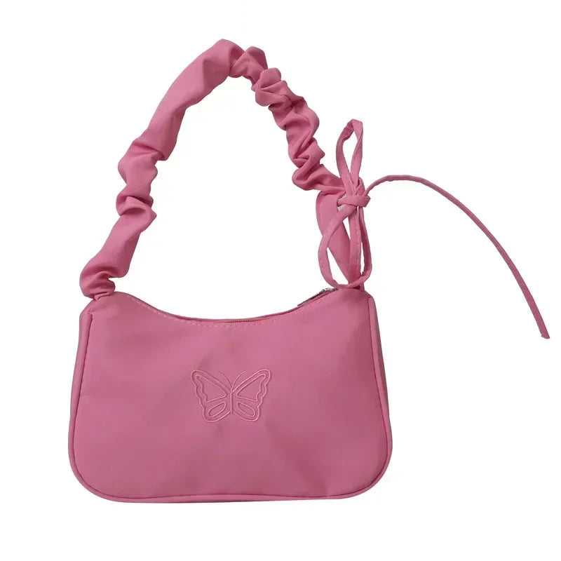 Y2K Shoulder Bag με Πεταλούδα