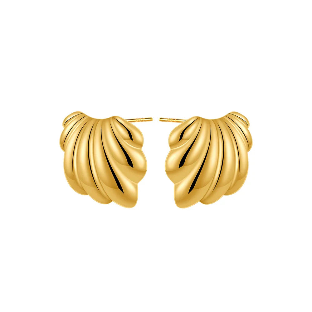 Trendy Stainless Steel Multilayer Circle Twist Knot Earrings