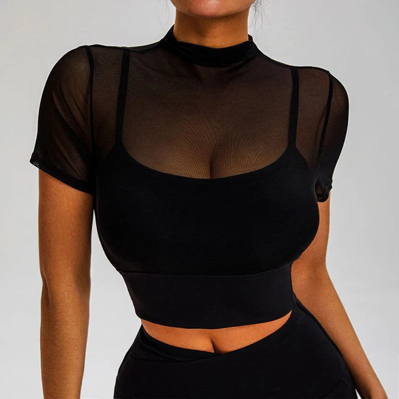 Top με Διάφανο Layer