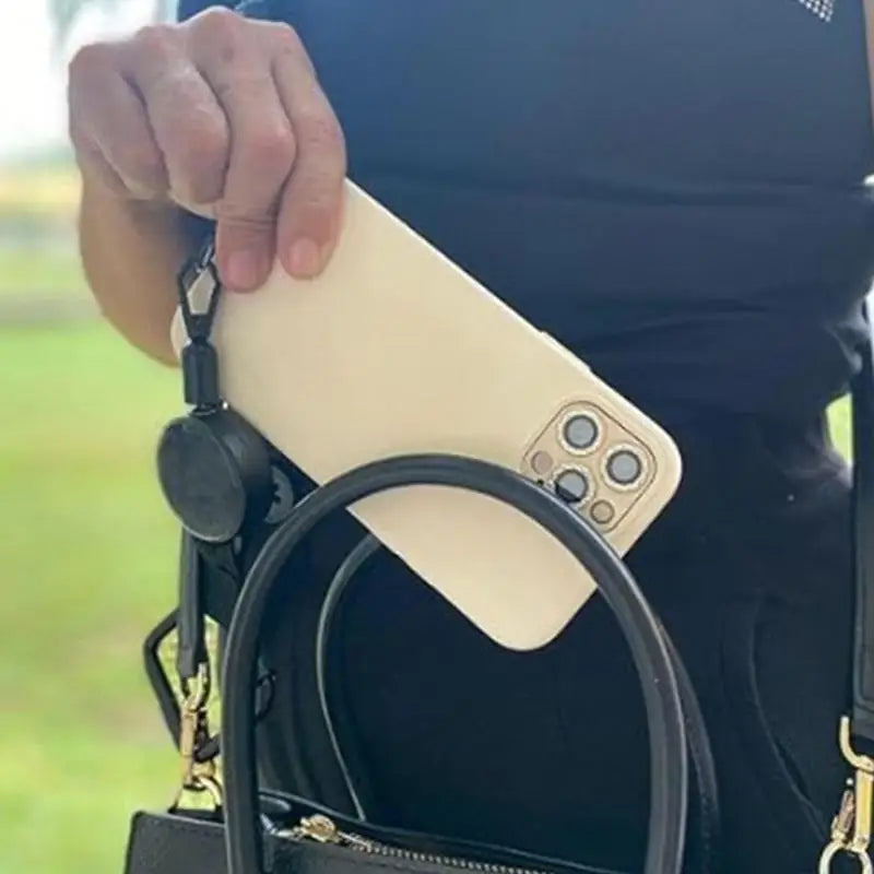 Retractable Phone Lanyard – Anti-Drop & Anti-Theft Holder με Clip για Κινητό