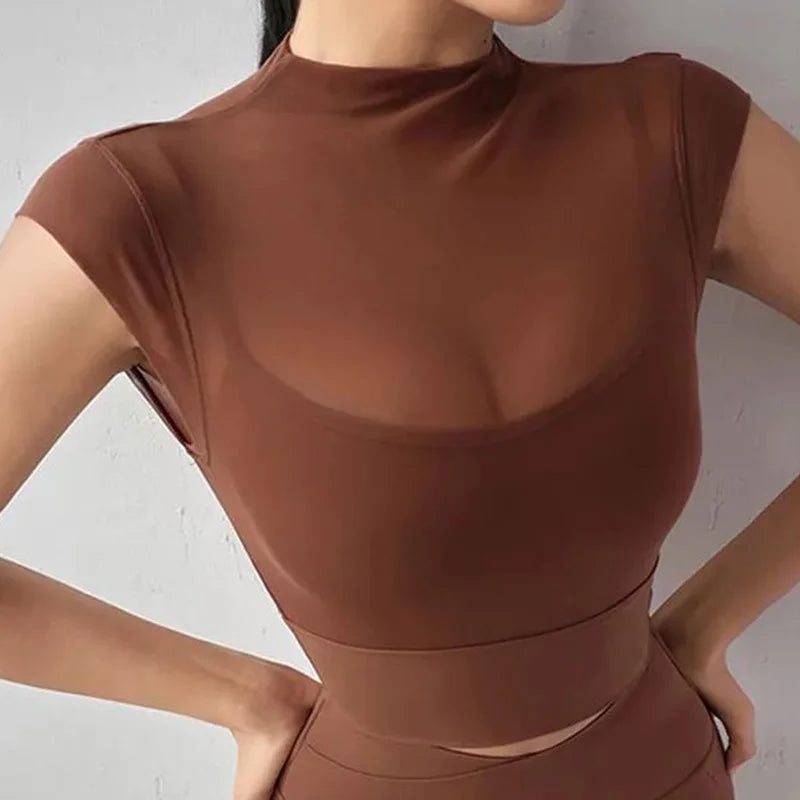 Top με Διάφανο Layer