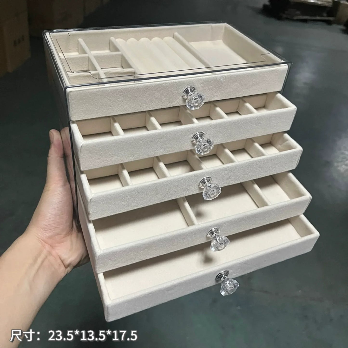 Velvet Jewellery Organiser