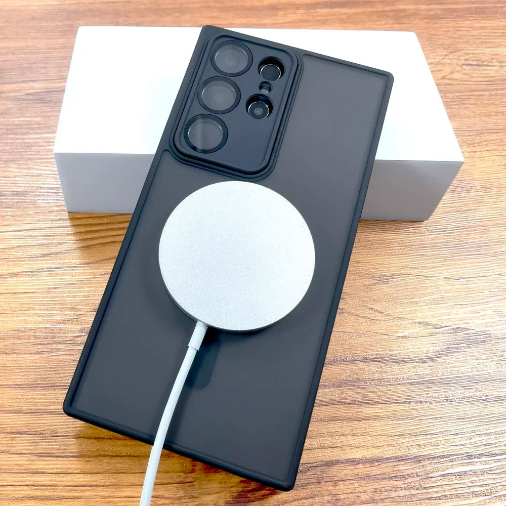 Luxury Matte Case For Samsung Galaxy S25 S24 23 S22 Ultra Plus S24Ultra S25 Ultra