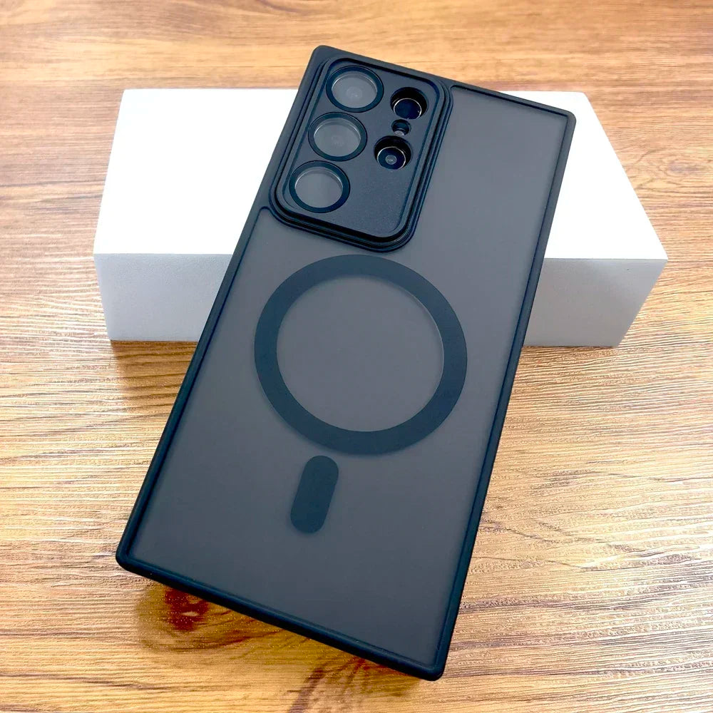 Luxury Matte Case For Samsung Galaxy S25 S24 23 S22 Ultra Plus S24Ultra S25 Ultra