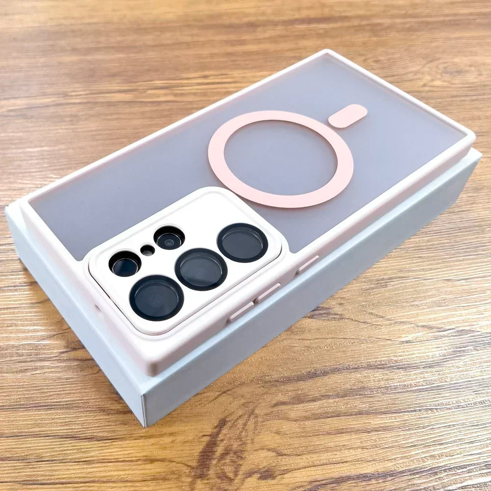 Luxury Matte Case For Samsung Galaxy S25 S24 23 S22 Ultra Plus S24Ultra S25 Ultra