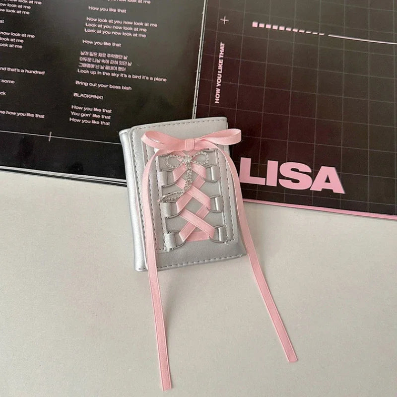 Fashion Ribbon Decoration Small Bag