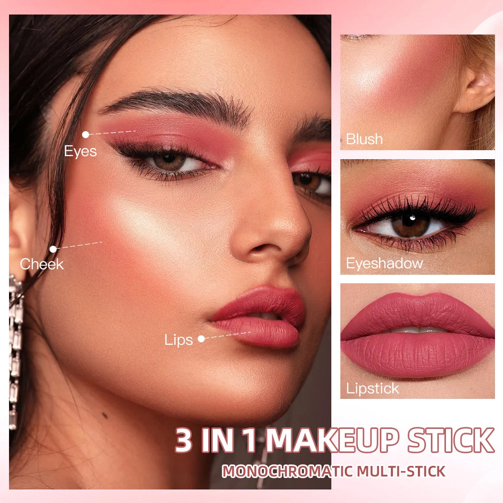 3-in-1 Glow Stick – Blush, Eyes & Lips
