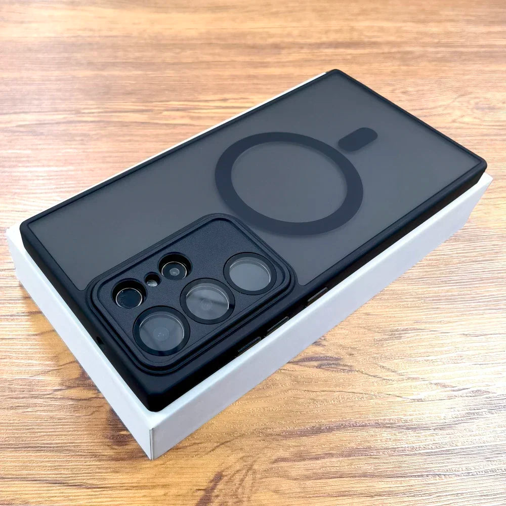 Luxury Matte Case For Samsung Galaxy S25 S24 23 S22 Ultra Plus S24Ultra S25 Ultra