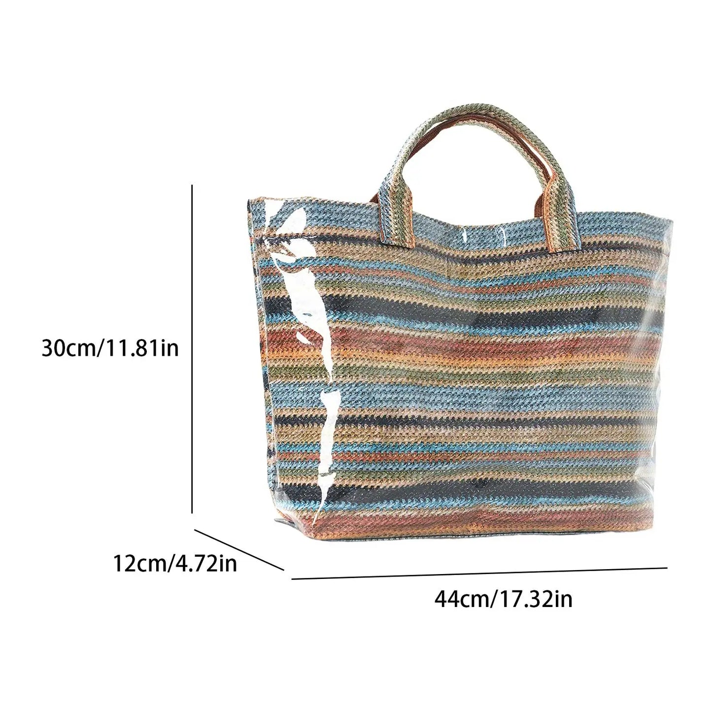 Ριγέ Beach Tote Bag