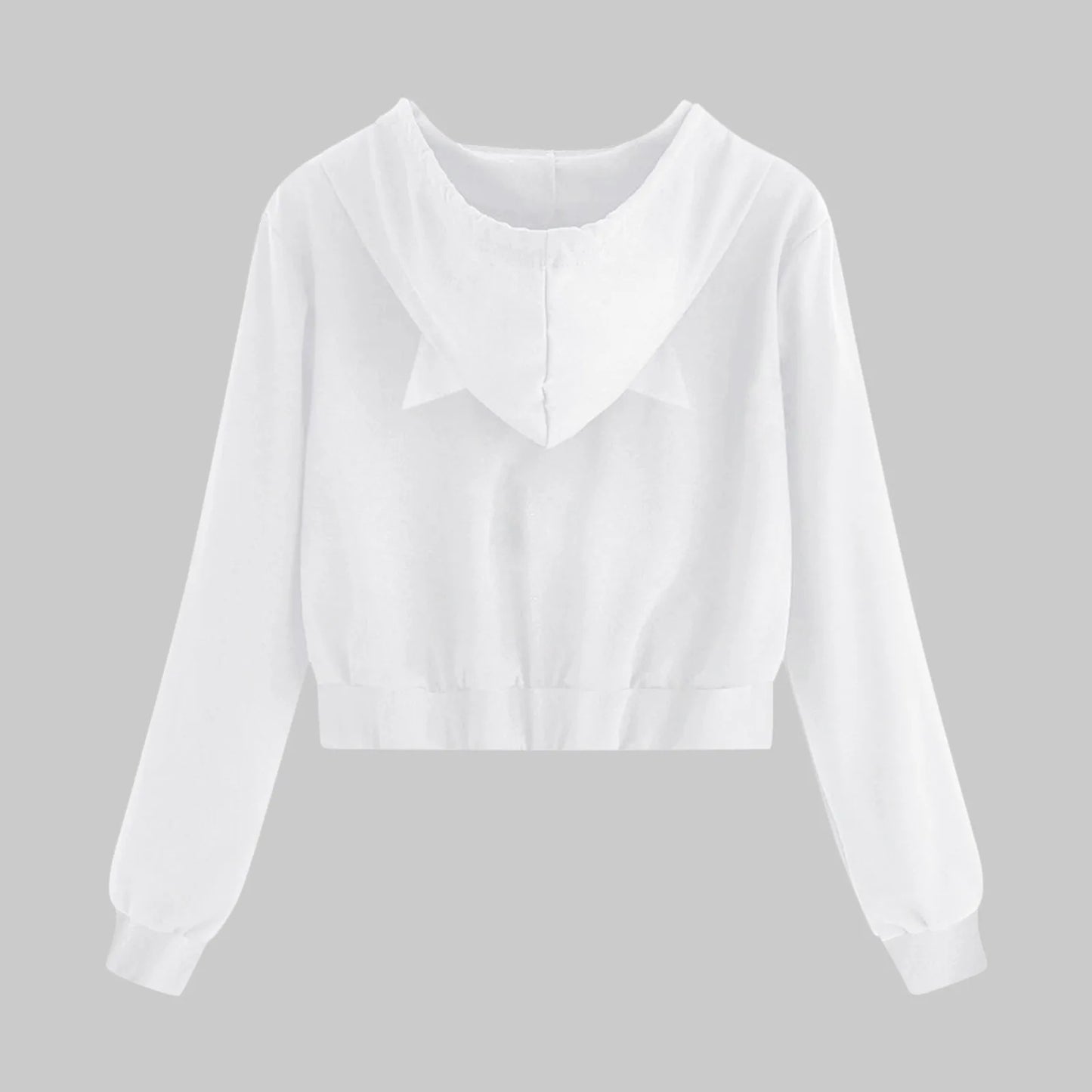 Autumn Hoodie Sweatshirt For Women Zip Up