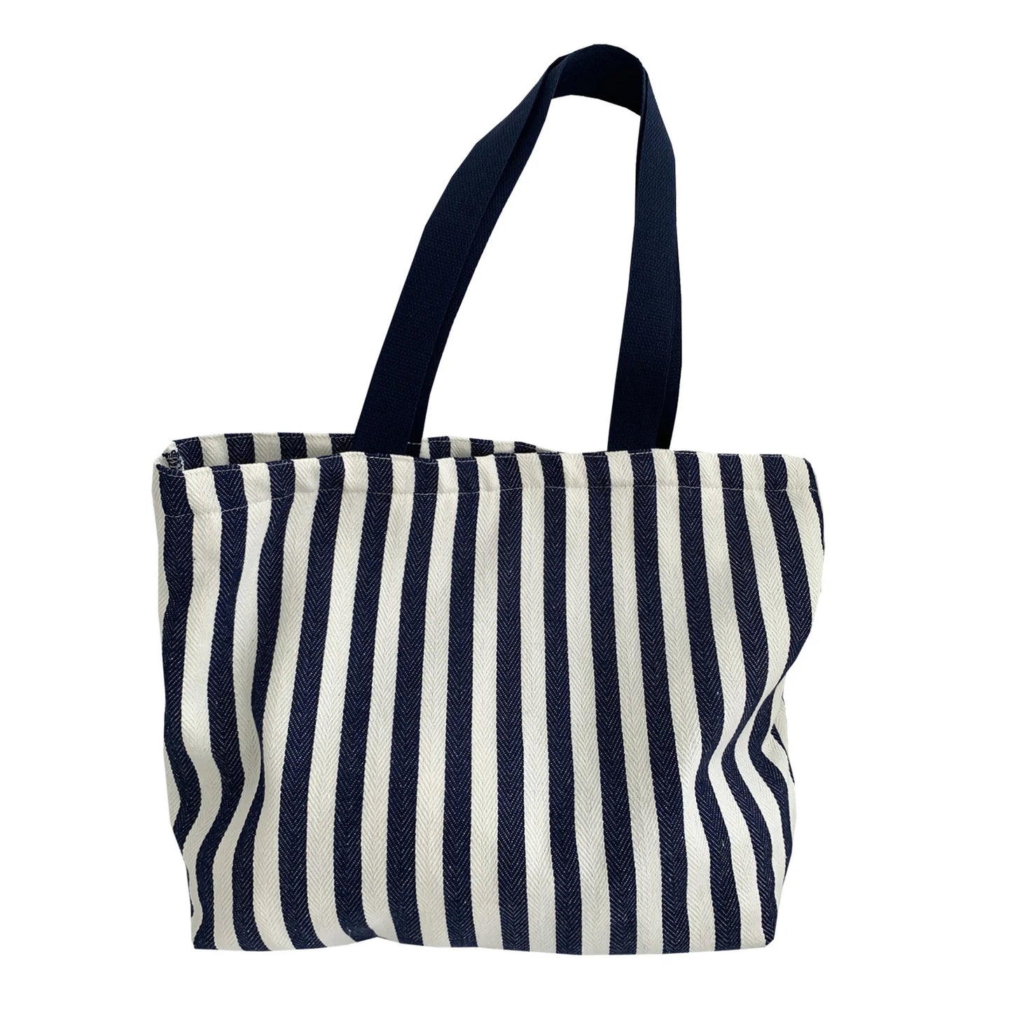 Ριγέ Canvas Tote Bag