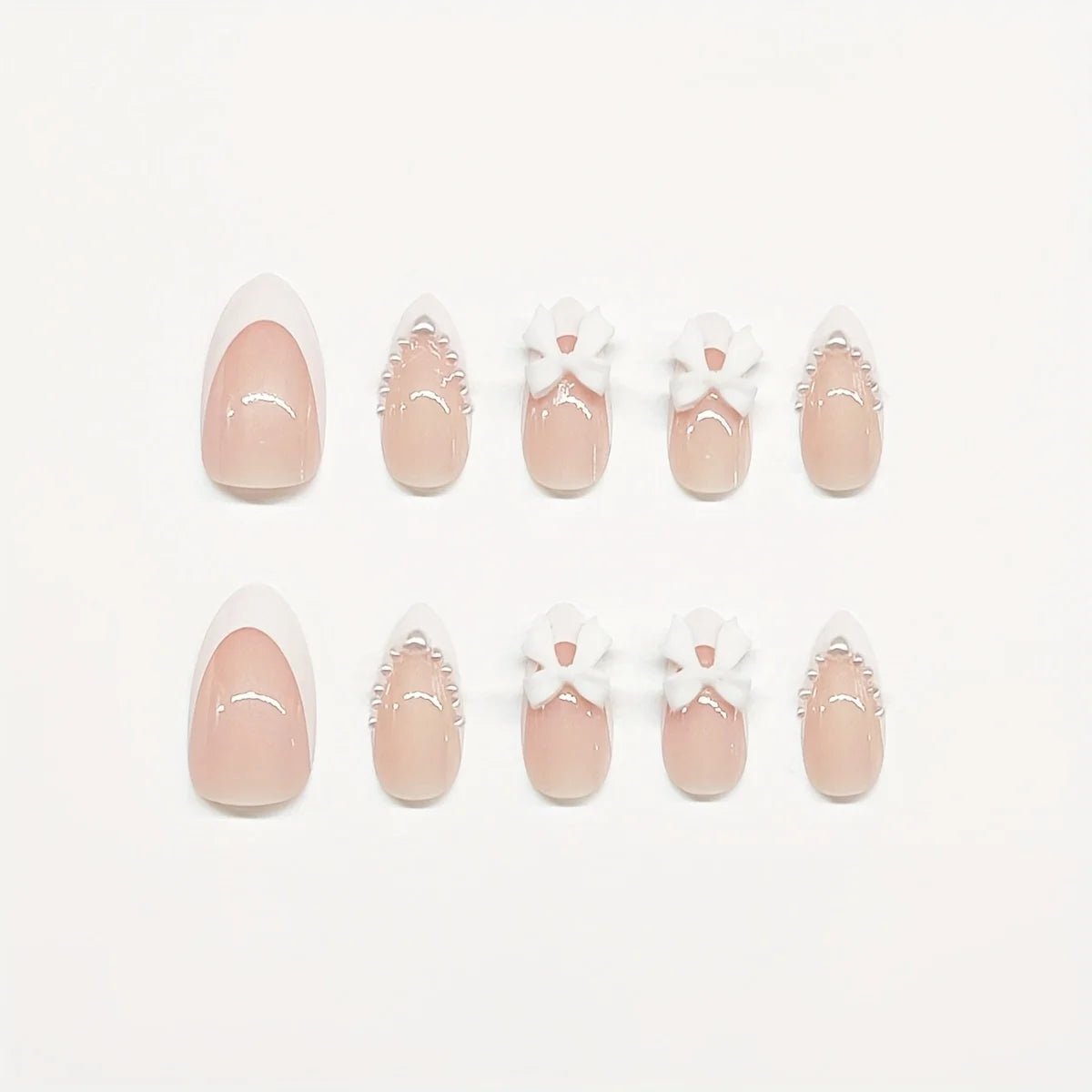 French Tip Press On Nails