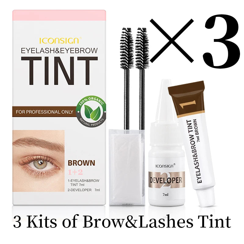 Σετ Tint Φρυδιών & Βλεφαρίδων – Μακράς Διάρκειας Αποτέλεσμα