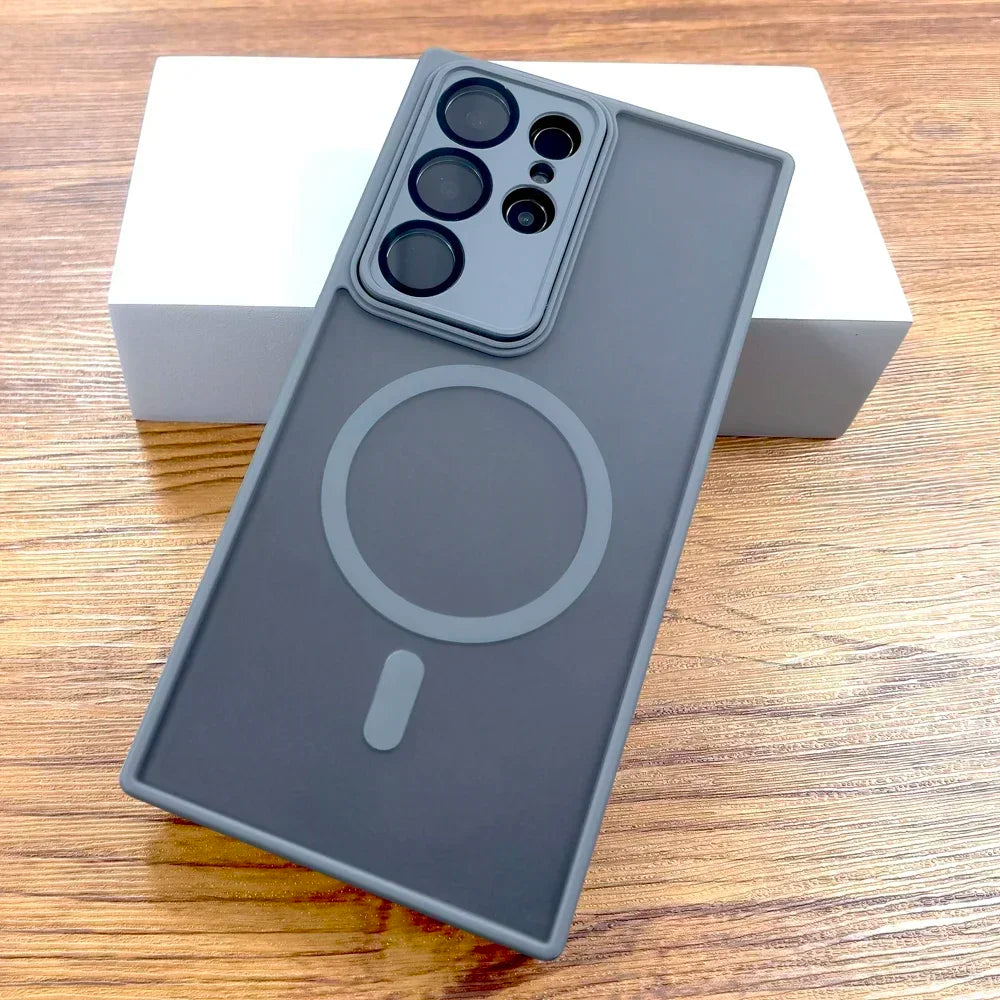 Luxury Matte Case For Samsung Galaxy S25 S24 23 S22 Ultra Plus S24Ultra S25 Ultra