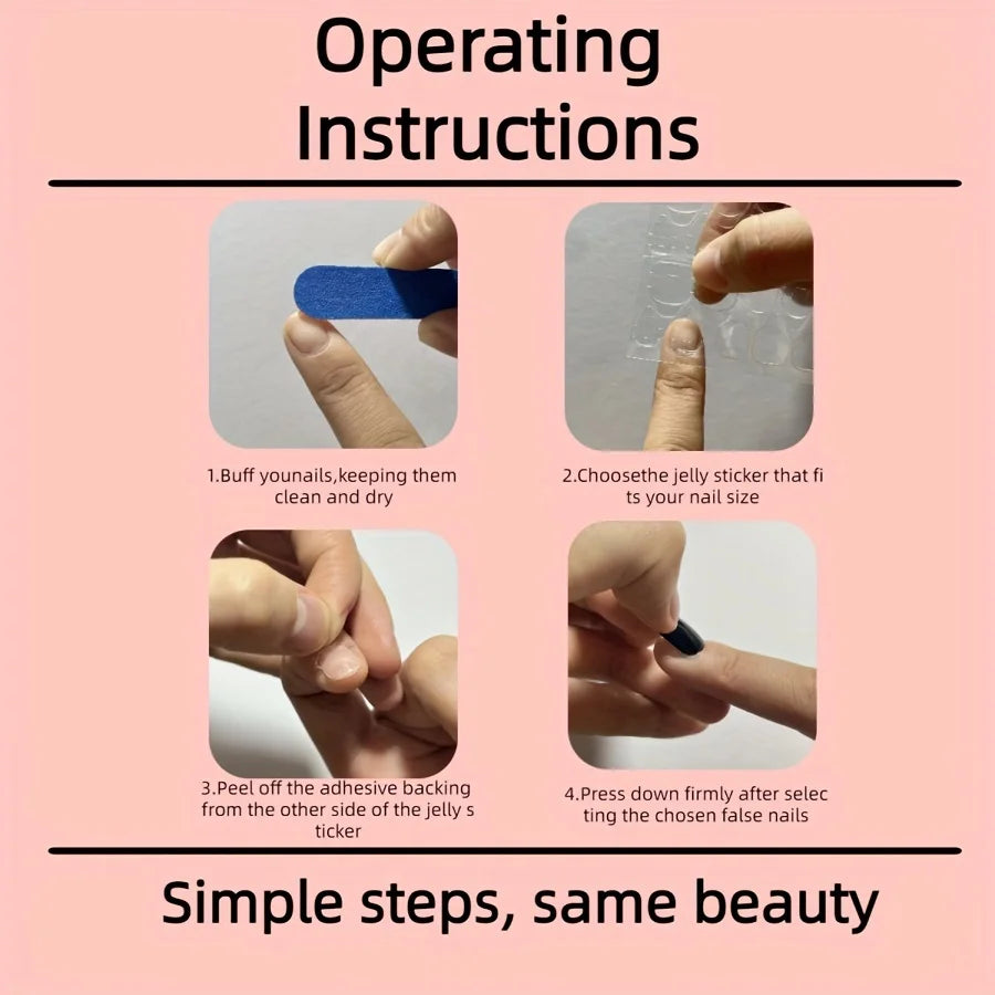 French Tip Press On Nails