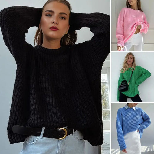 Women Pullover  Round Neck