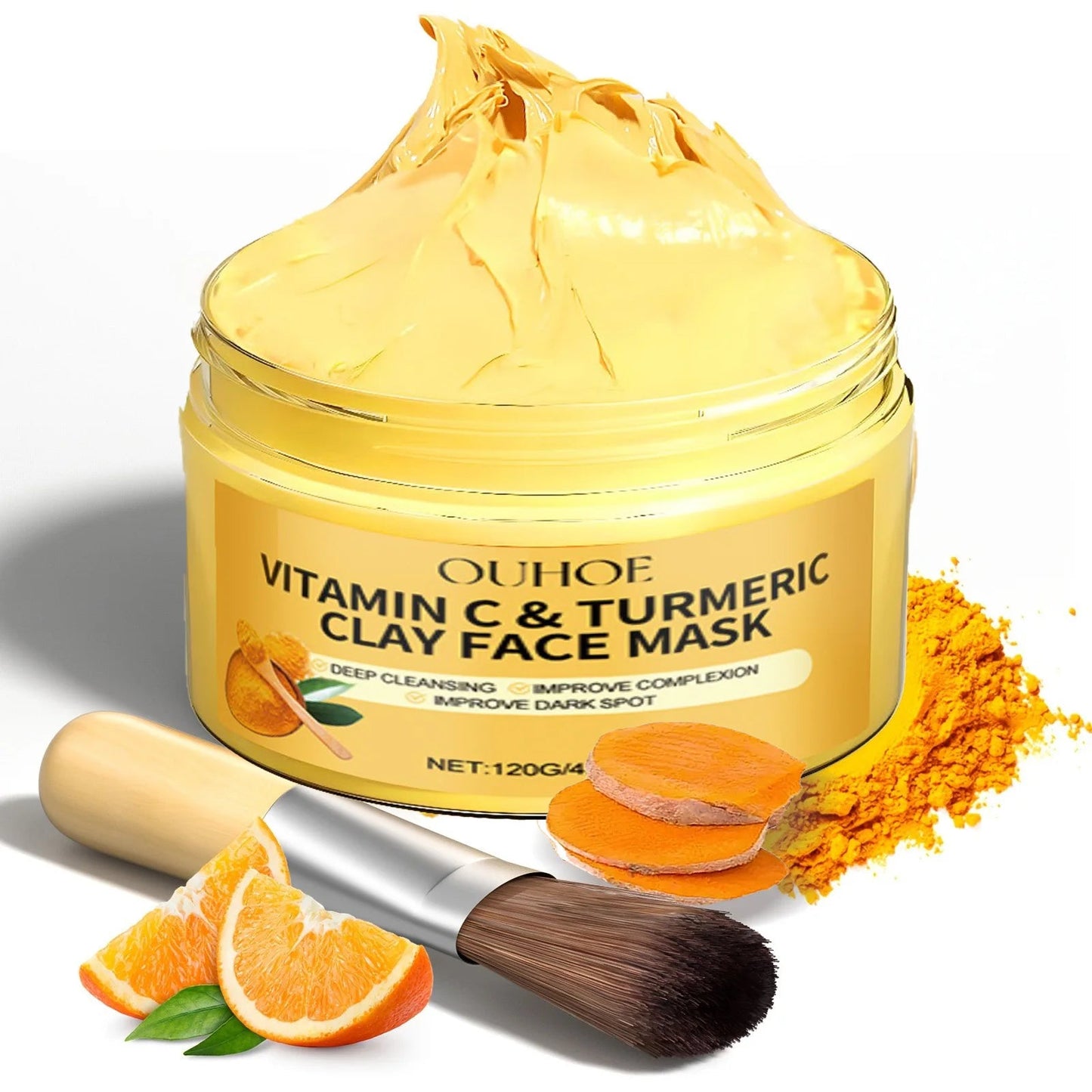 Vitamin C & Turmeric Exfoliating Mask – Απολεπιστική Μάσκα Προσώπου με Βιταμίνη C