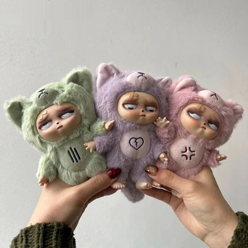 LABUBU Sleep Grumpipi Series Vinyl Face Doll Blind Box rendy Macaro