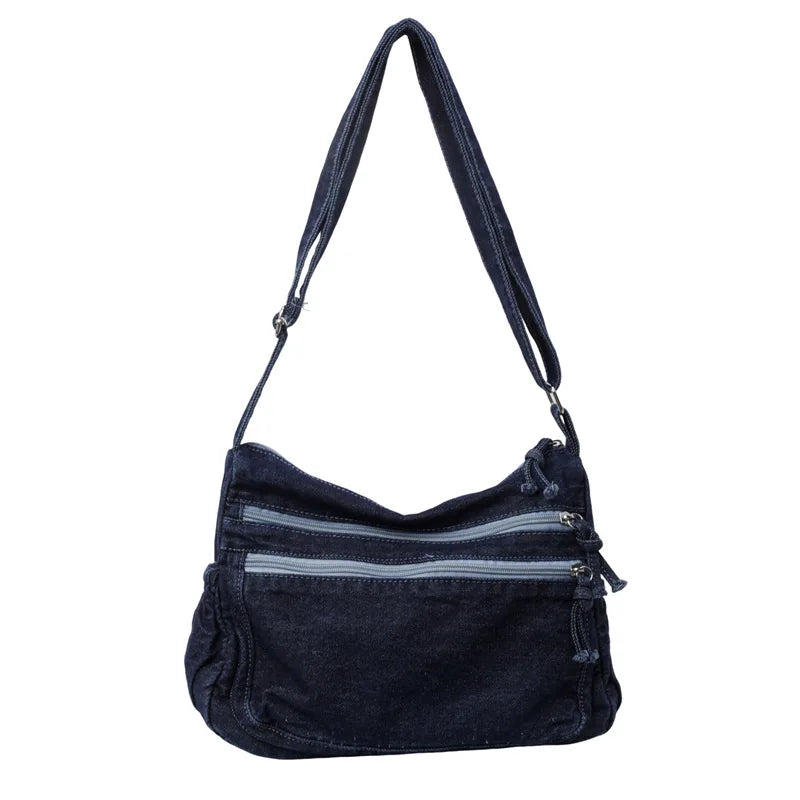 Y2K Denim Shoulder Bag