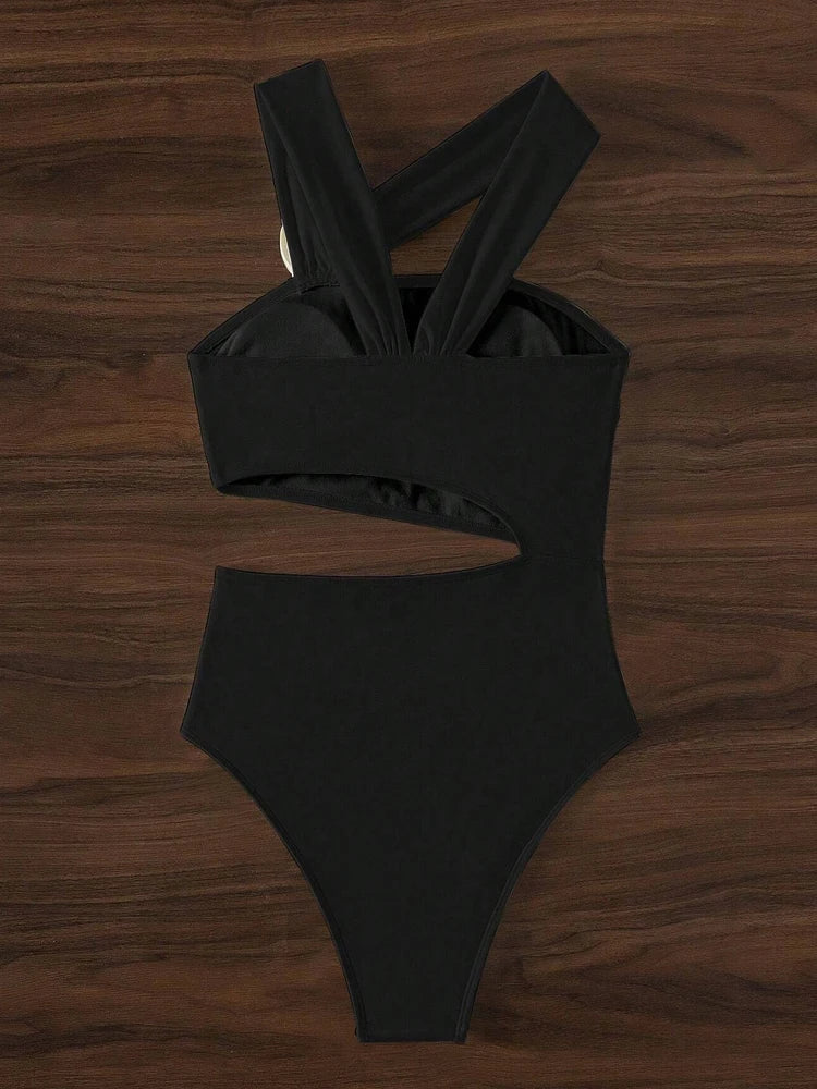 One Shoulder Push Up Swimsuit ✨