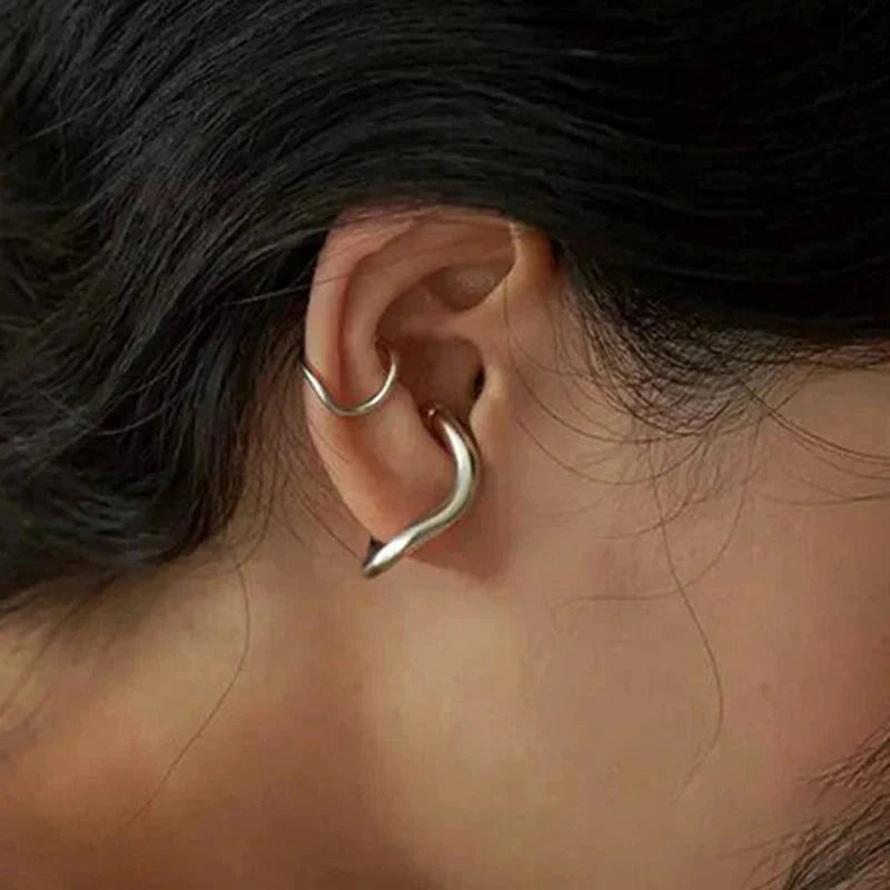 Punk Geometric Ear Cuff Earrings | Non-Piercing | BestOfVibe