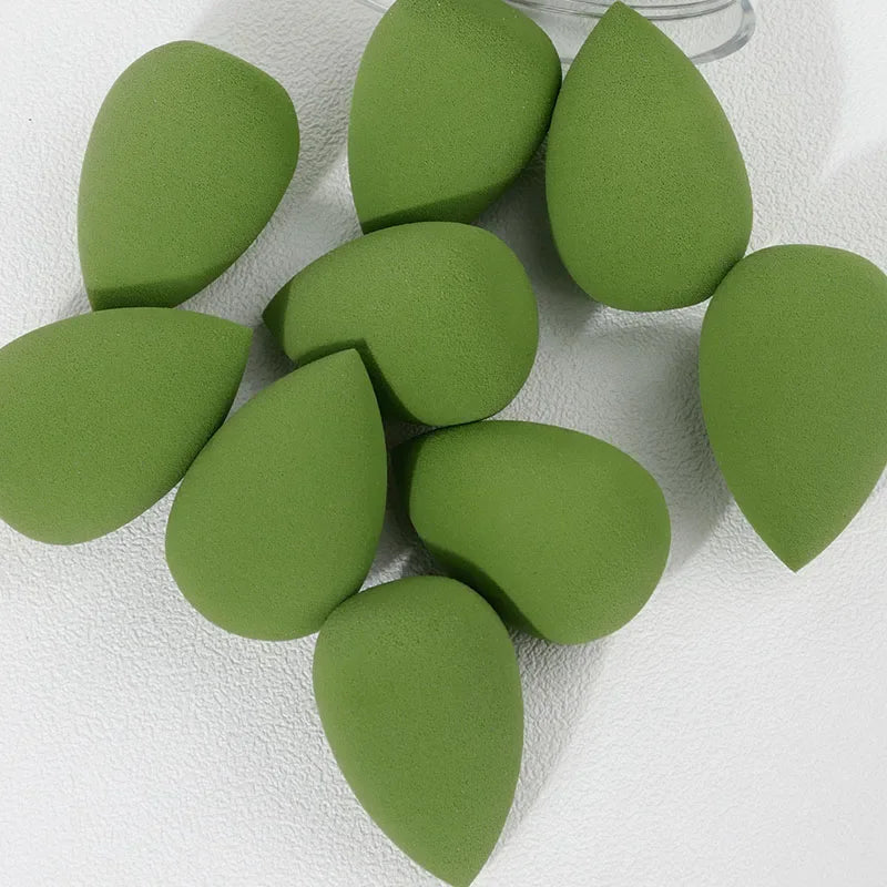 12pcs Makeup Sponge Set With Storage Jar