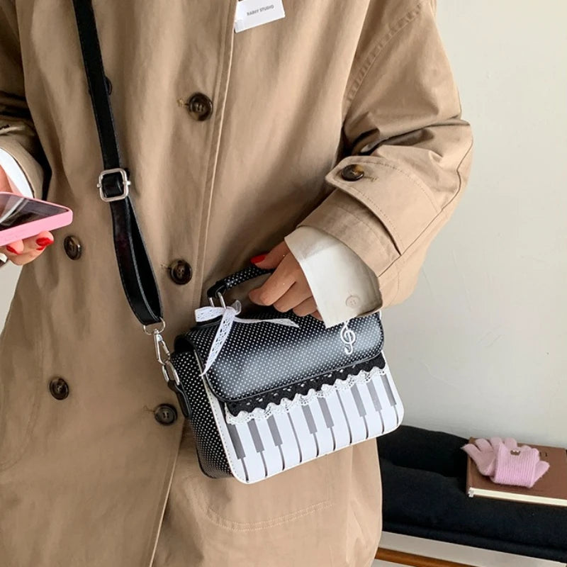 Piano Melody Bag – Statement Crossbody Bag