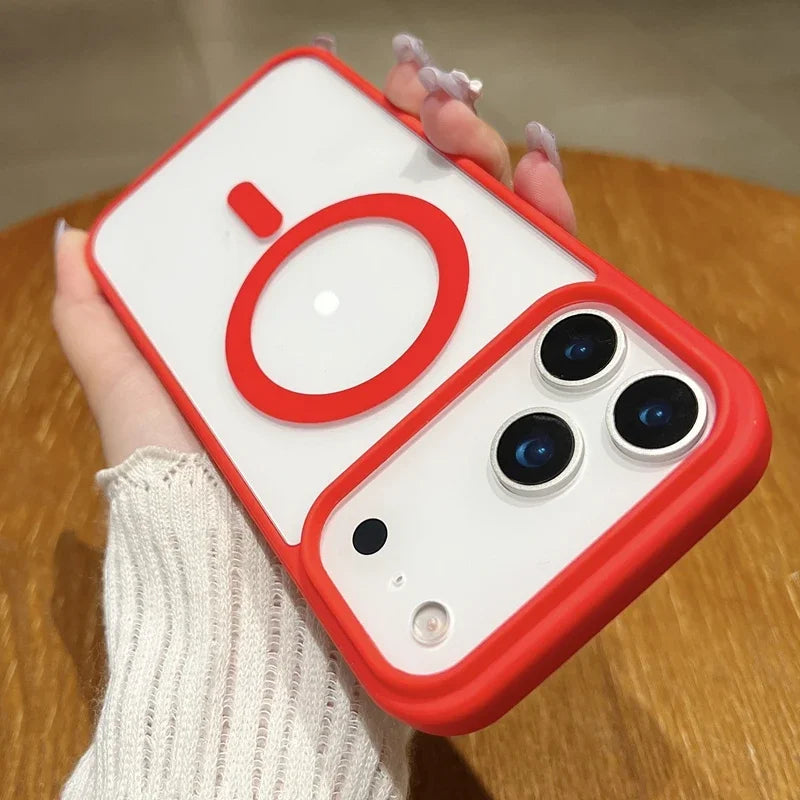 New 17 pro max Clear Magnetic Phone Case for iPhone 17 Air 17 pro max