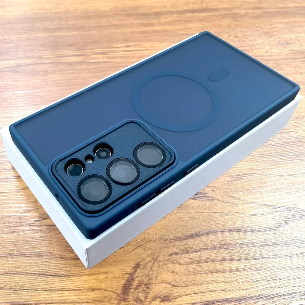 Luxury Matte Case For Samsung Galaxy S25 S24 23 S22 Ultra Plus S24Ultra S25 Ultra