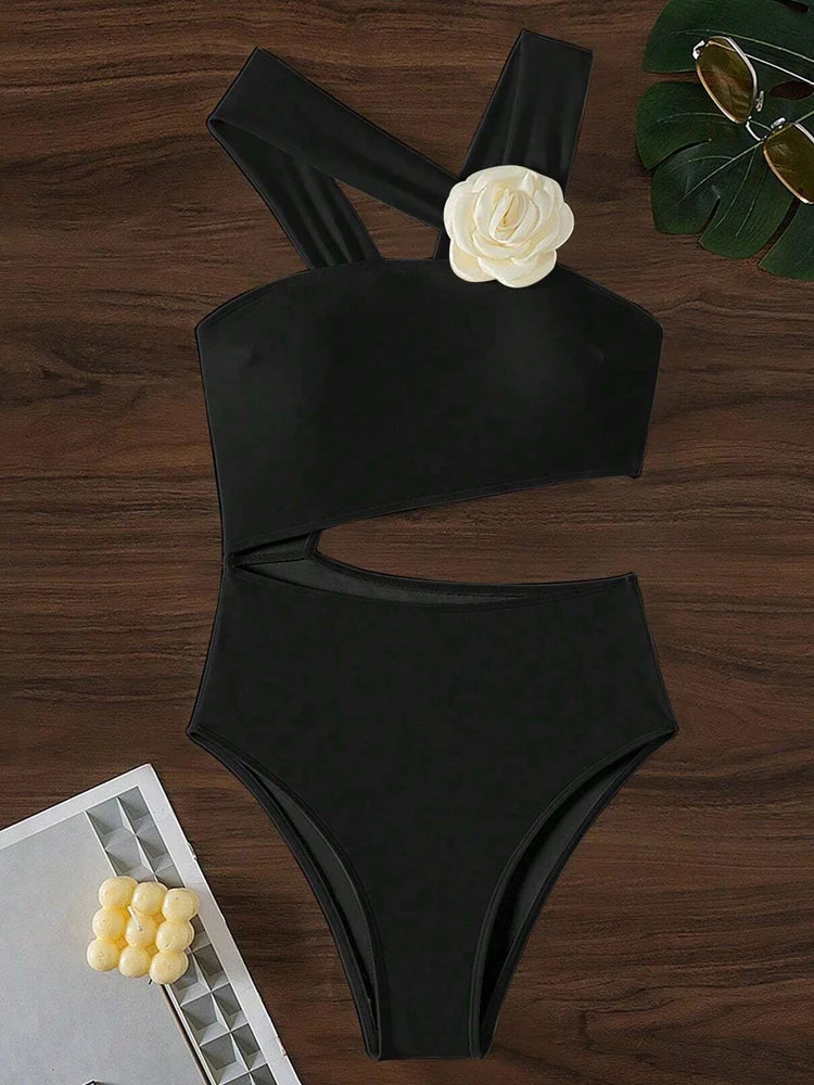One Shoulder Push Up Swimsuit ✨