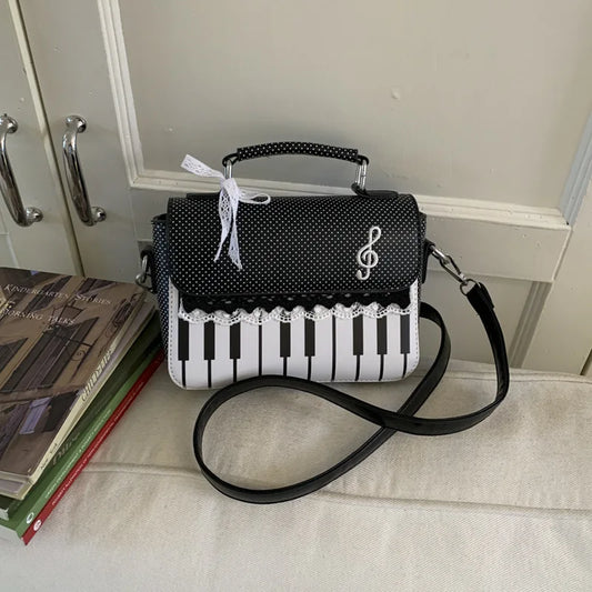 Piano Melody Bag – Statement Crossbody Bag
