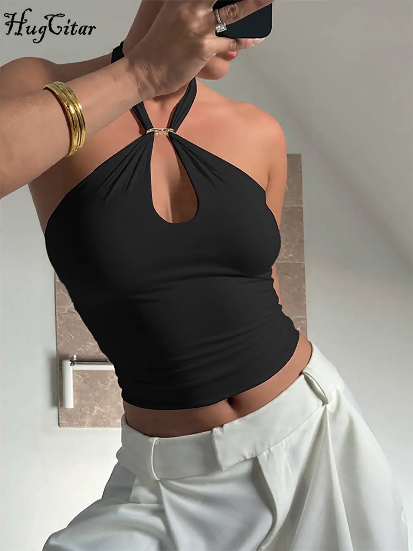 BACKSTAGE HALTER TOP 🖤✨
