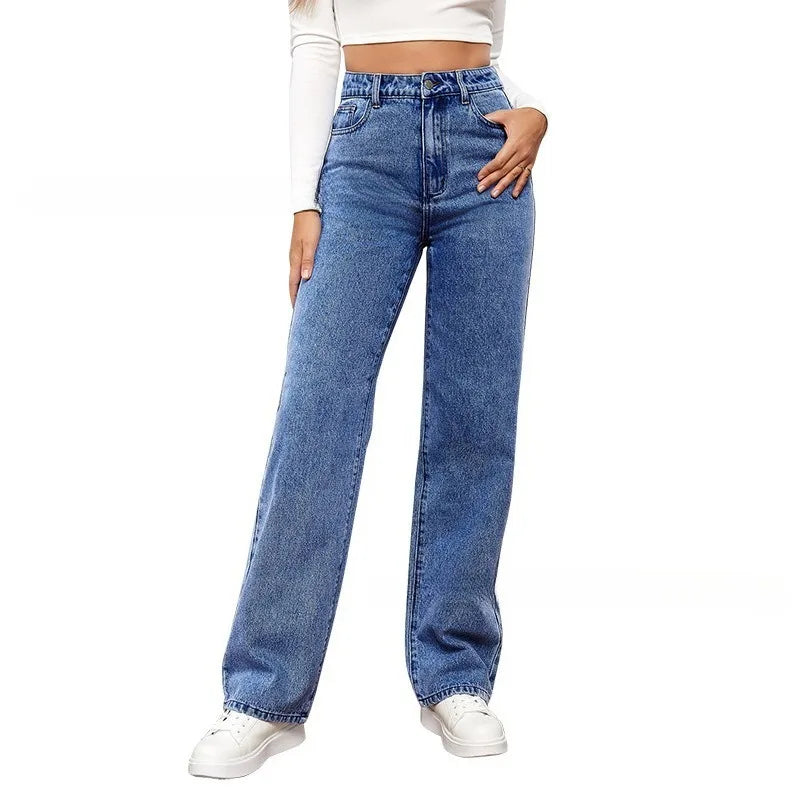 Wide Leg Jeans Ψηλόμεσο