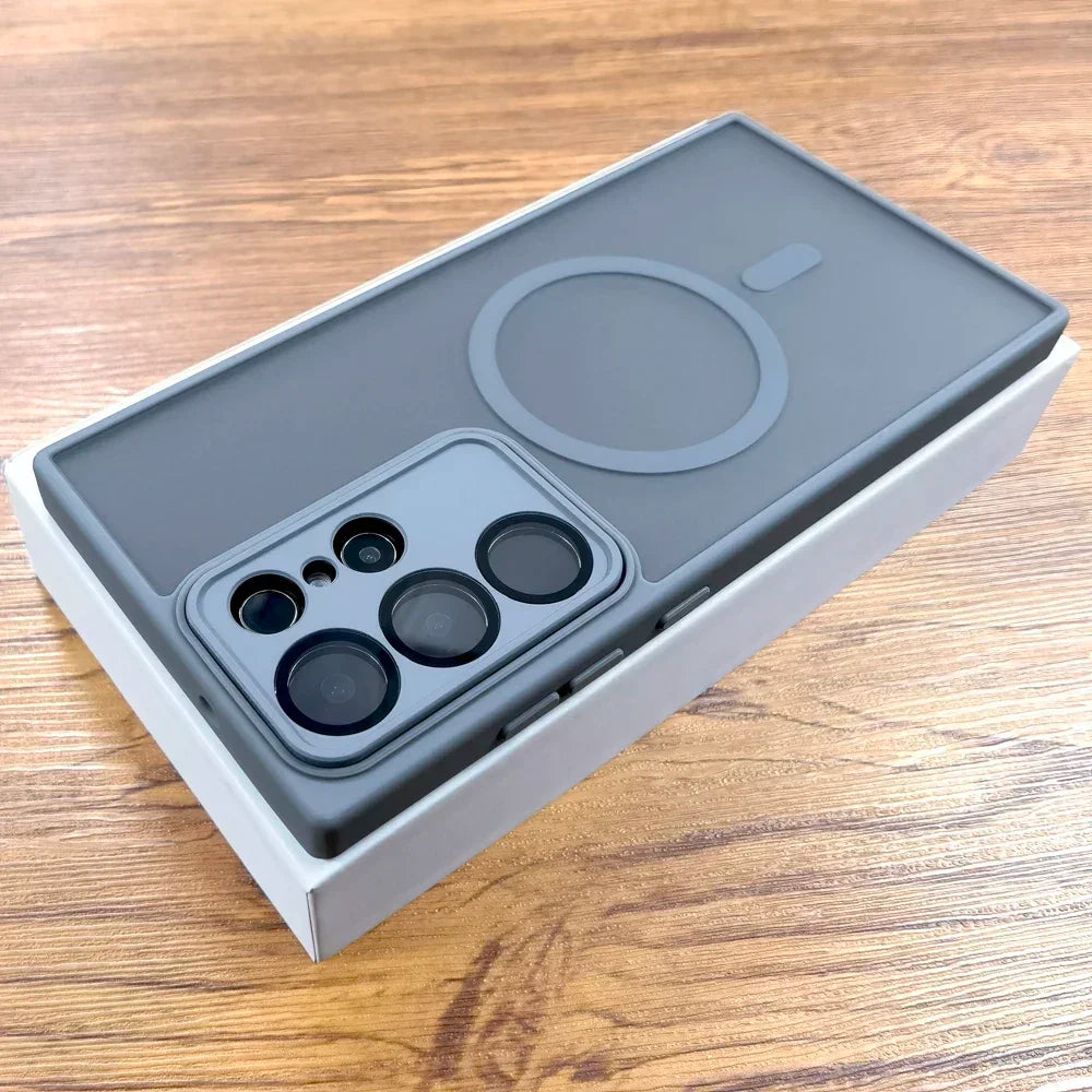 Luxury Matte Case For Samsung Galaxy S25 S24 23 S22 Ultra Plus S24Ultra S25 Ultra