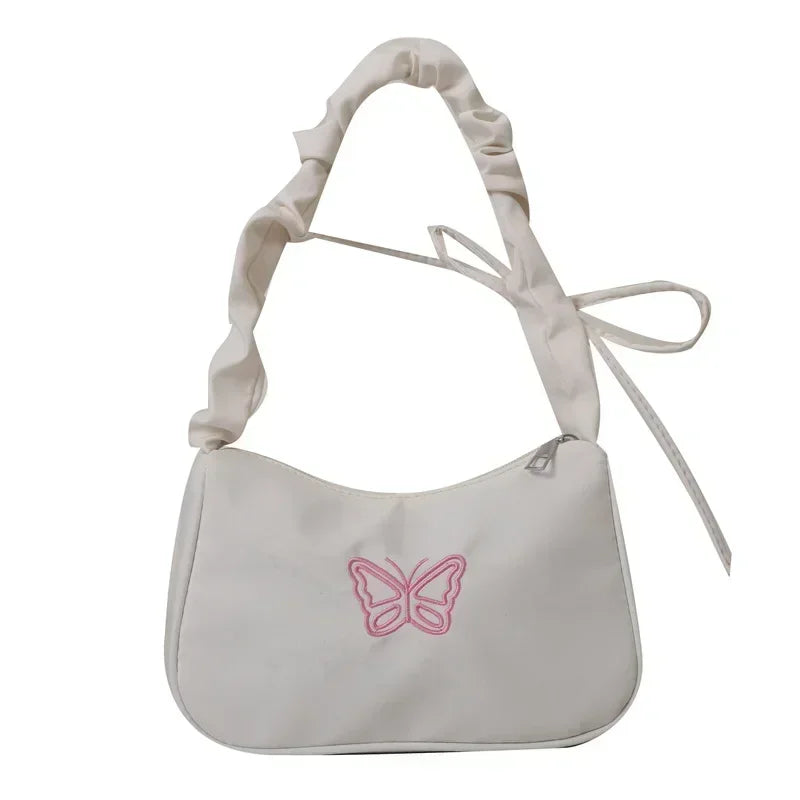 Y2K Shoulder Bag με Πεταλούδα