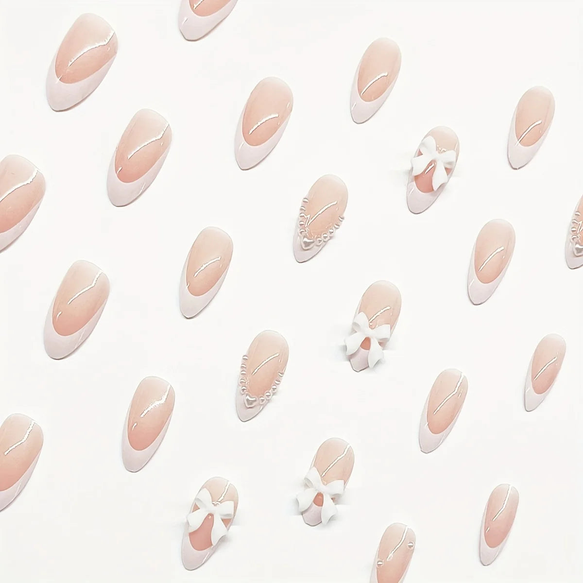 French Tip Press On Nails