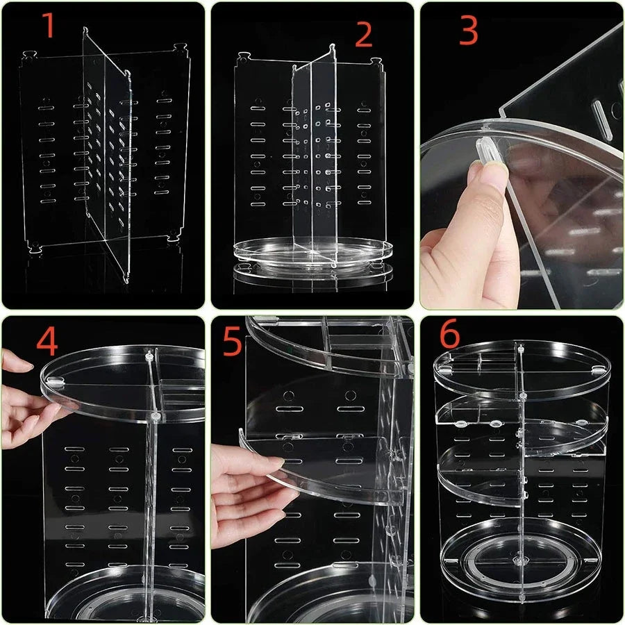 360° Rotatable Cosmetic Organizer
