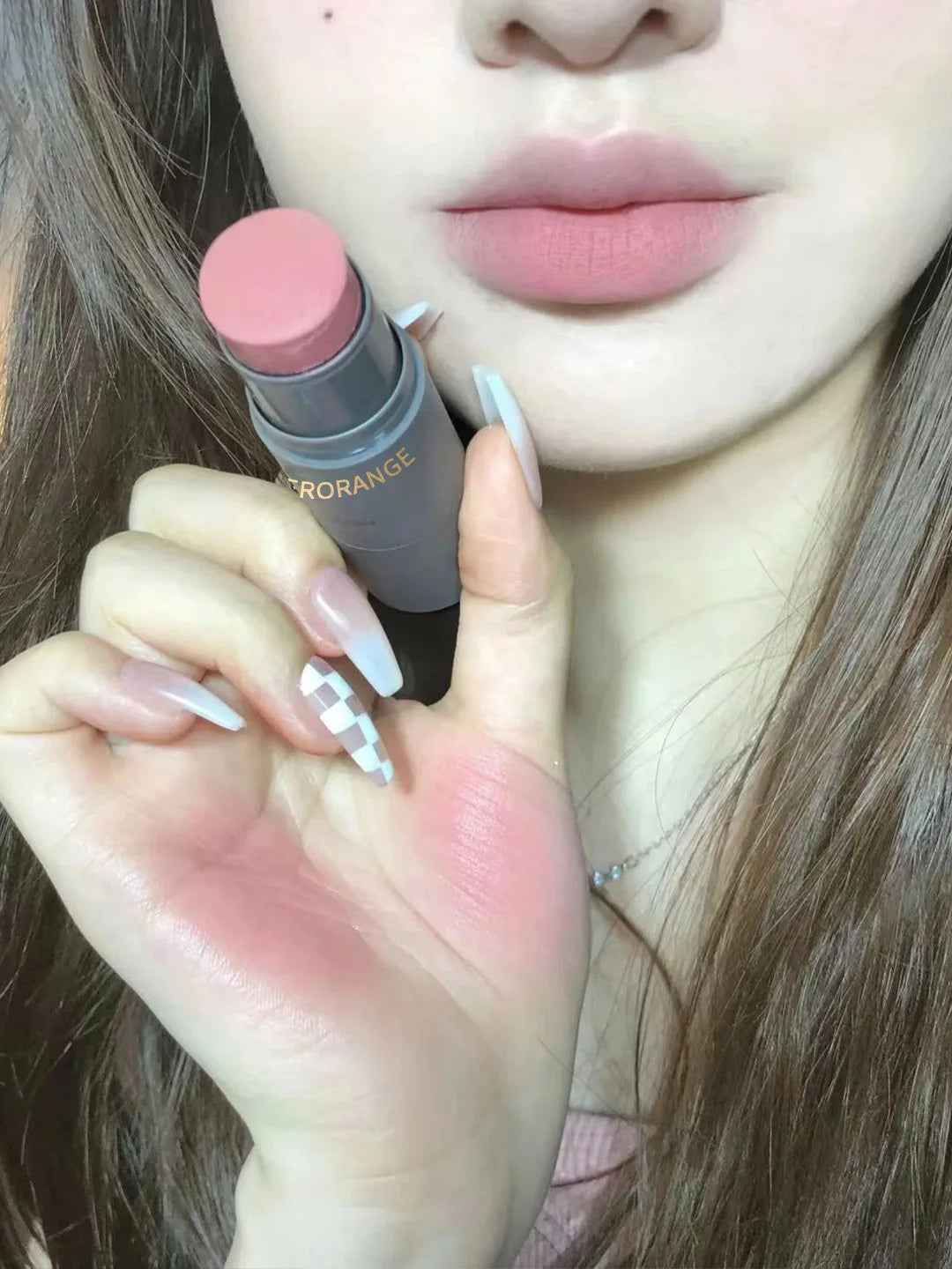 HERORANGE~Double head sponge monochrome powder blusher