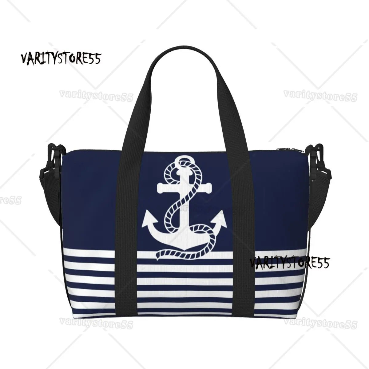 Nautical Beach Tote Bag