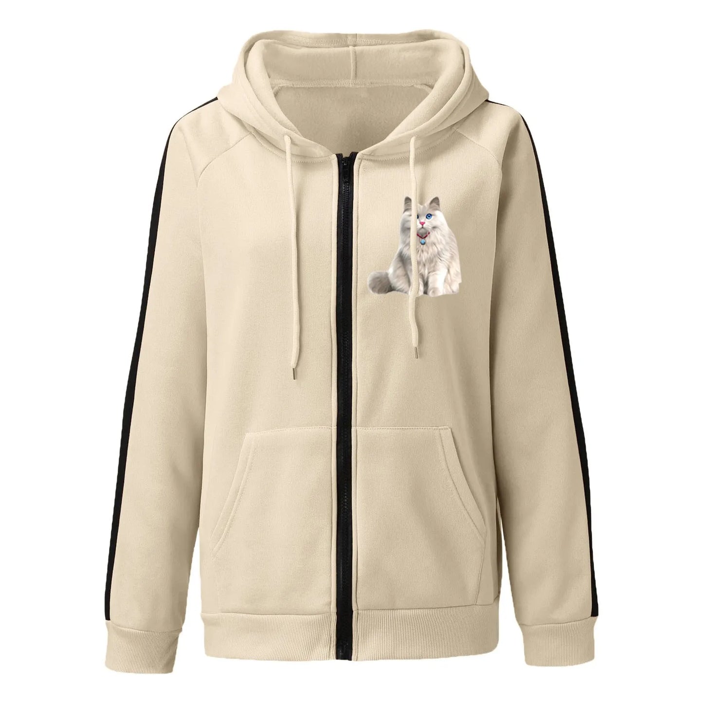 Zipper Hooded Jacket