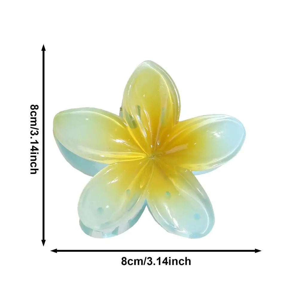 Hawaiian Flower Claw Clip