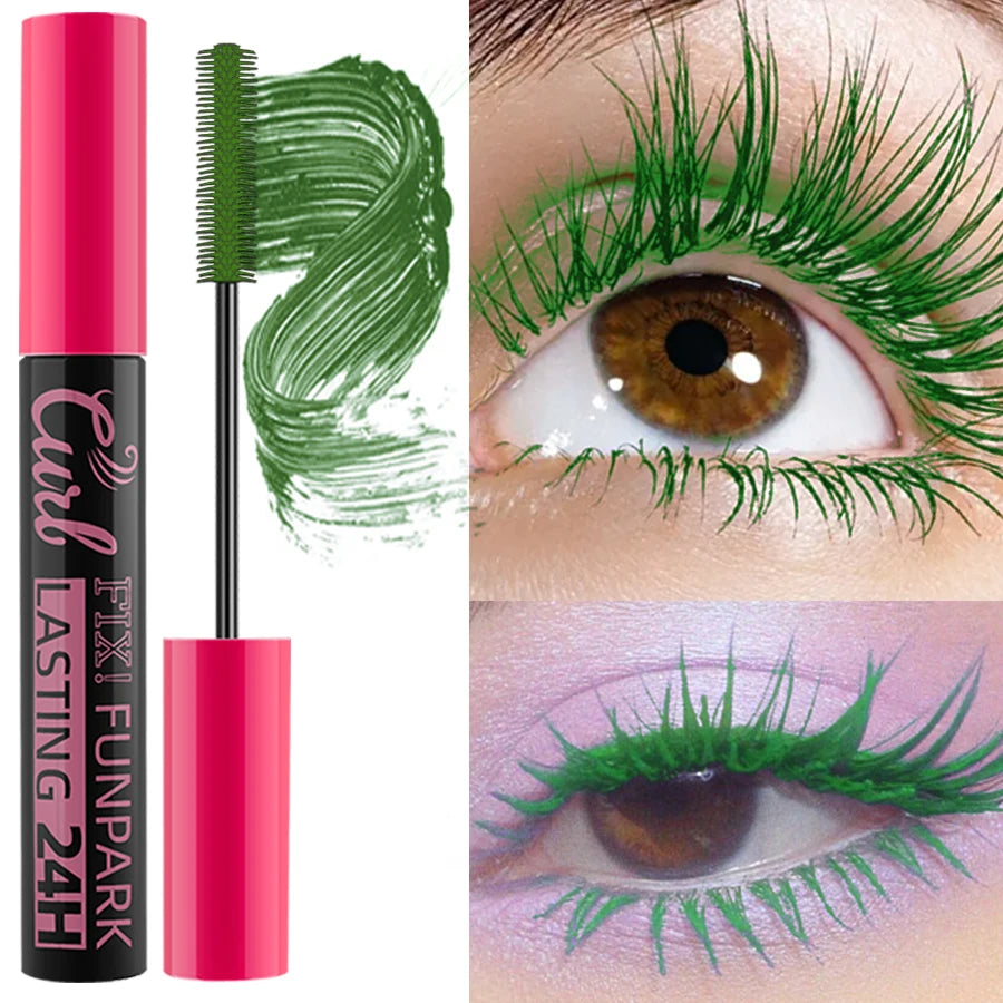 9 Color Mascara Thick Curl Waterproof