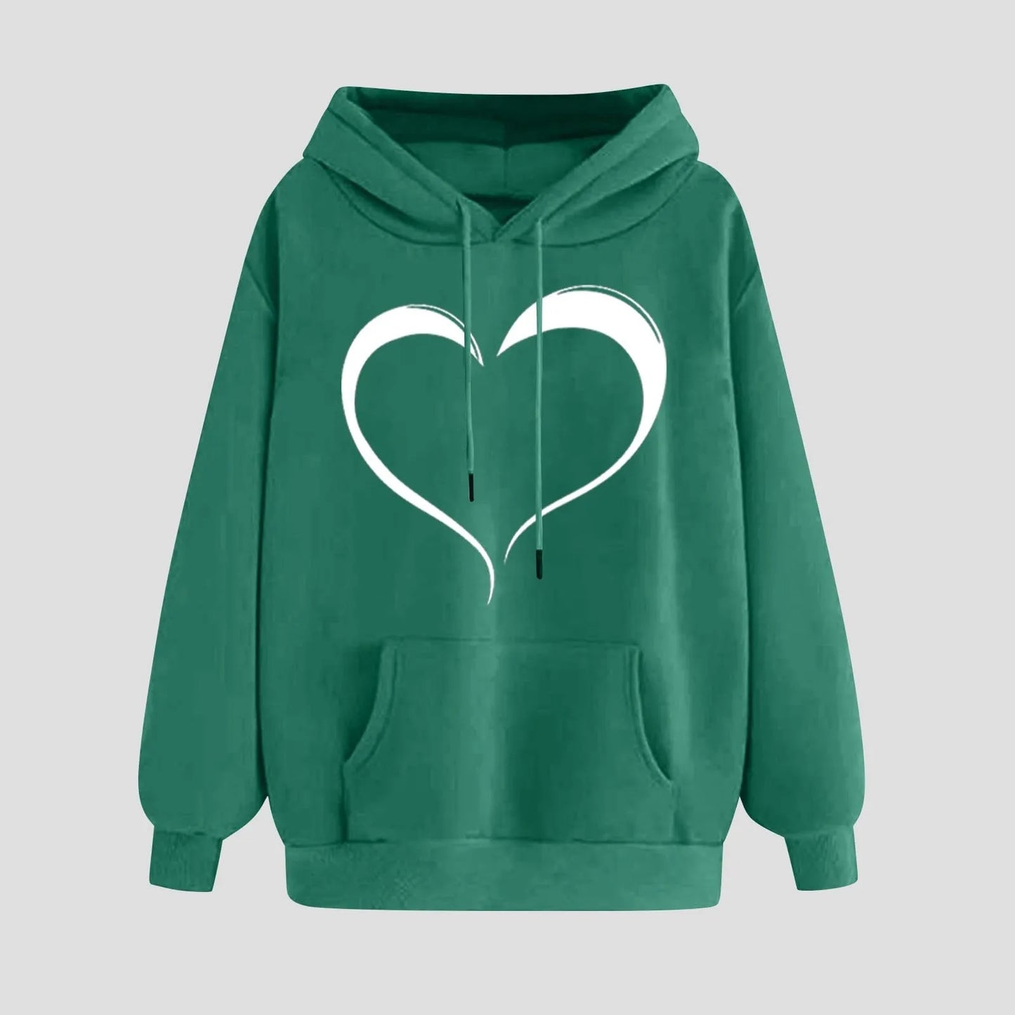 Women Hoodies  Heart Shapped