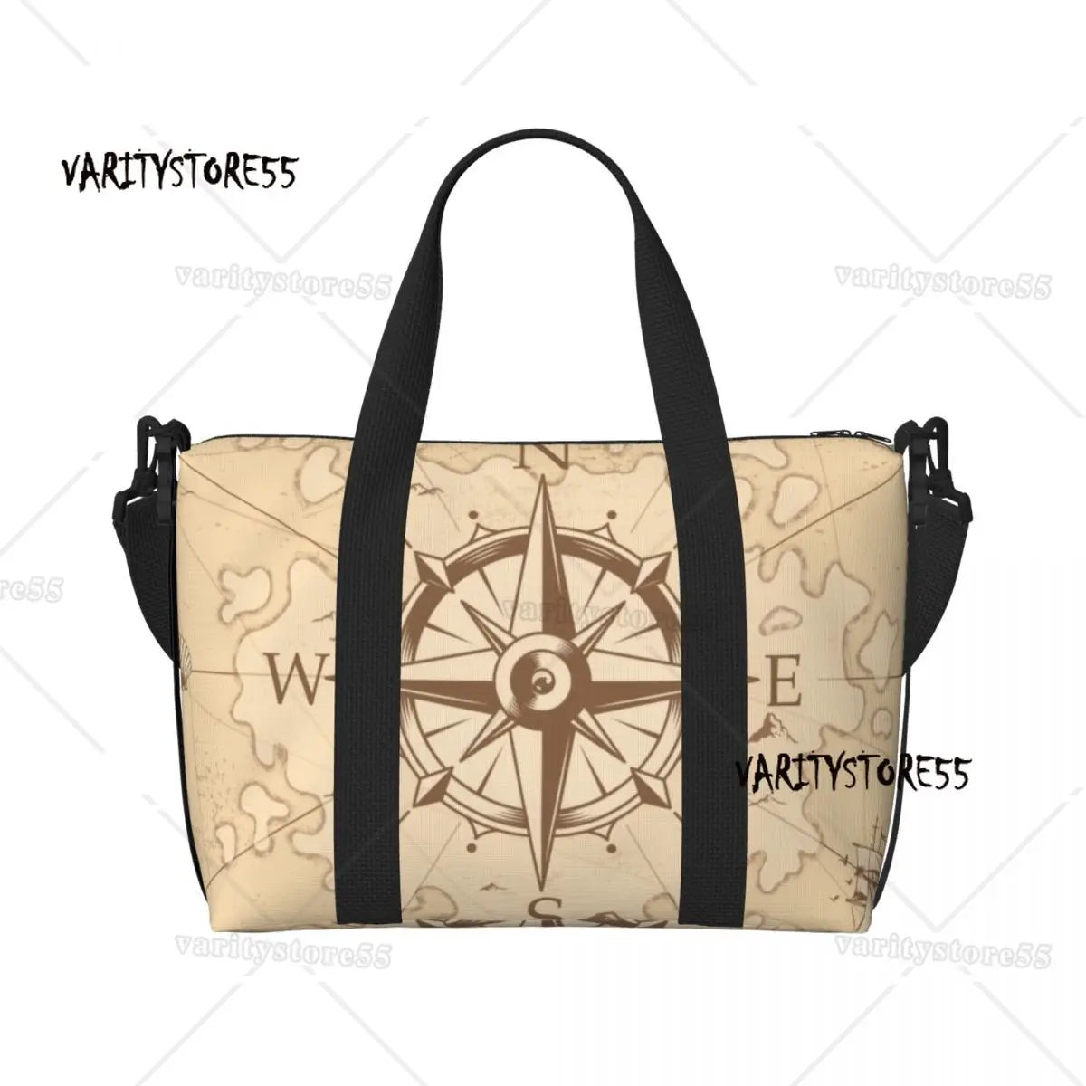 Nautical Beach Tote Bag