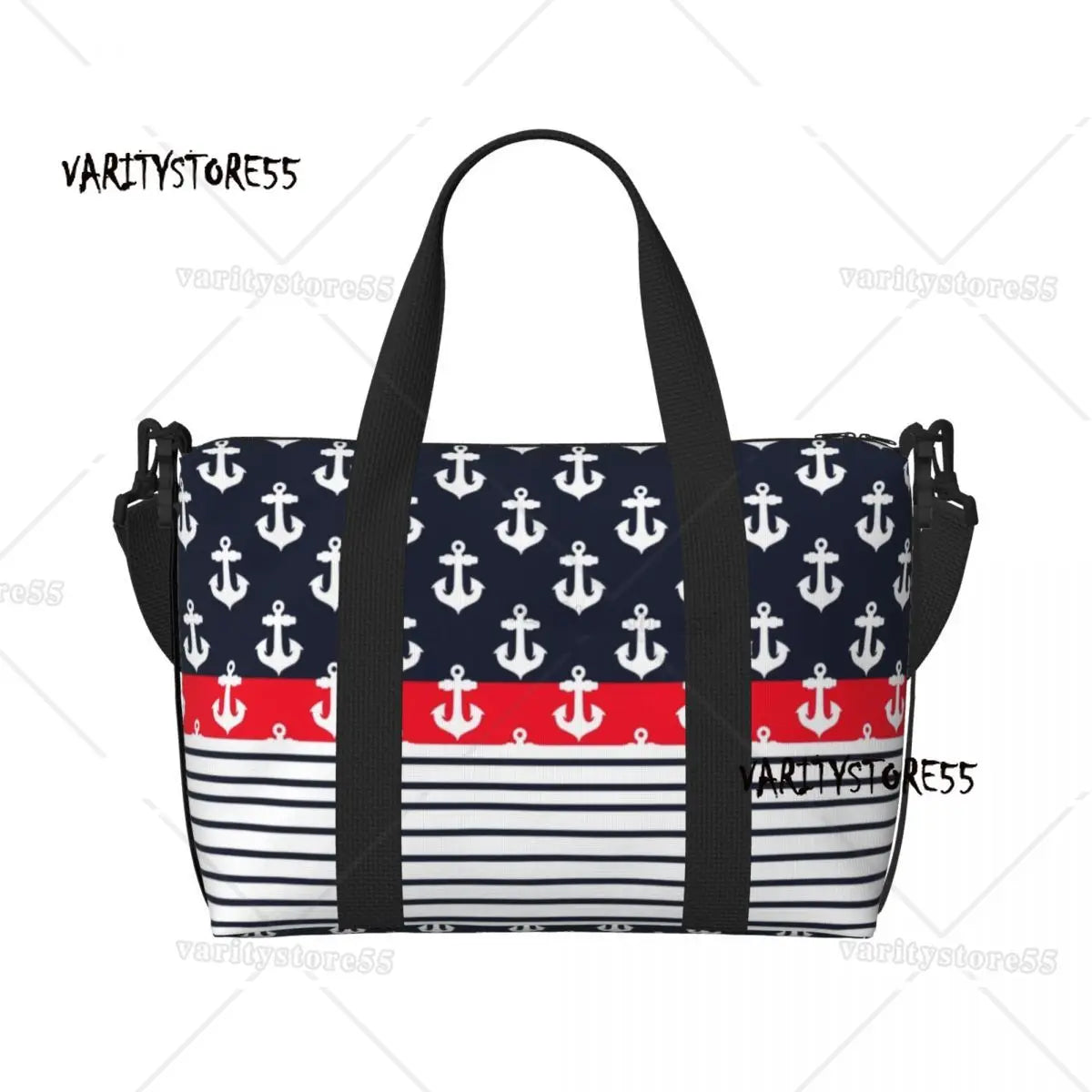 Nautical Beach Tote Bag