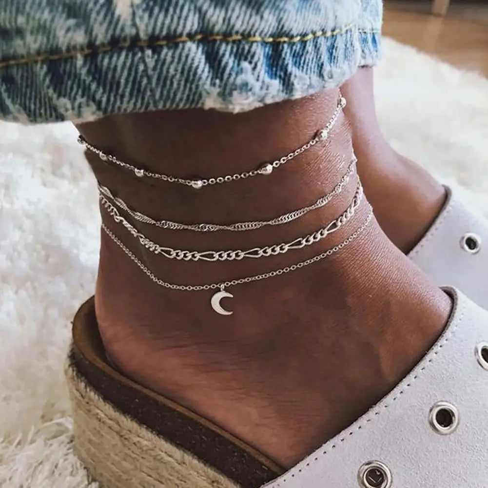 4Pcs  Ankle Bracelet