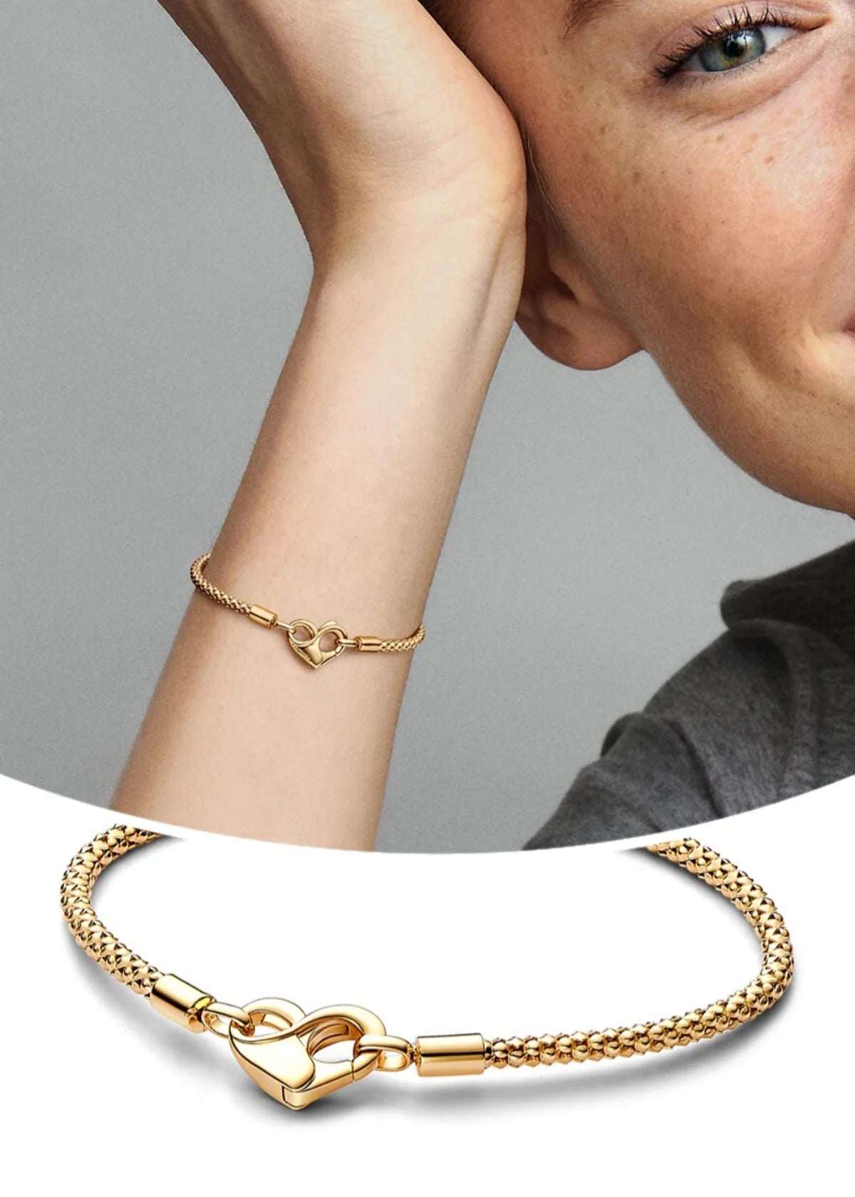 Heart Chain Bracelet