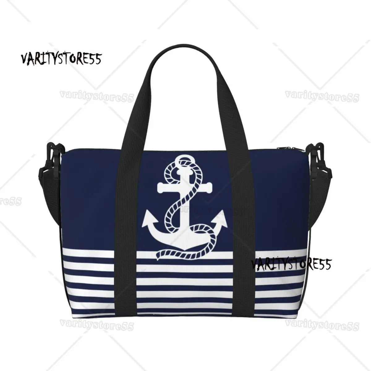 Nautical Beach Tote Bag